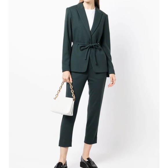 NWT Vince Belted Blazer in Colour Azure Onyx size 10 - Picture 3 of 13